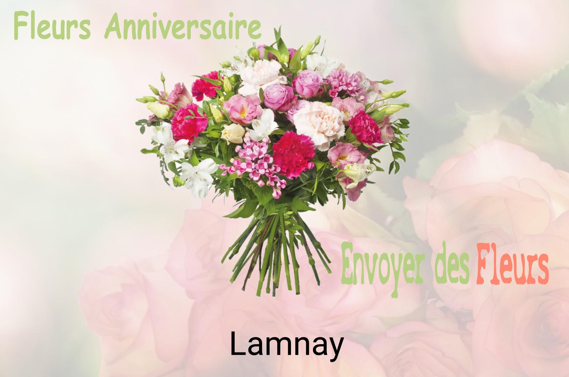 Bouquet de fleurs d’anniversaire livré à Lamnay